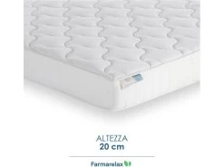 Matelas En Mousse De Mémoire Adaptatif, Double Confort, H20 Cm, Expédié Sous Vide, 80x160 Cm -Magasin de lits matelas 20944483