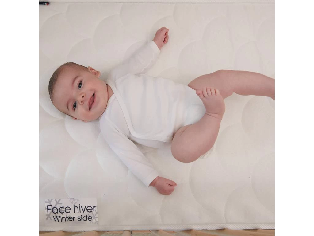 Matelas Bébé Face été/hiver CLIMATISE 60x120 4 Matelas Bébé Face été/hiver CLIMATISE 60x120 – Image 4