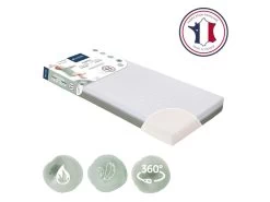 Matelas Bébé Déhoussable ALOE VERA 60x120 Cm -Magasin de lits matelas 21235165