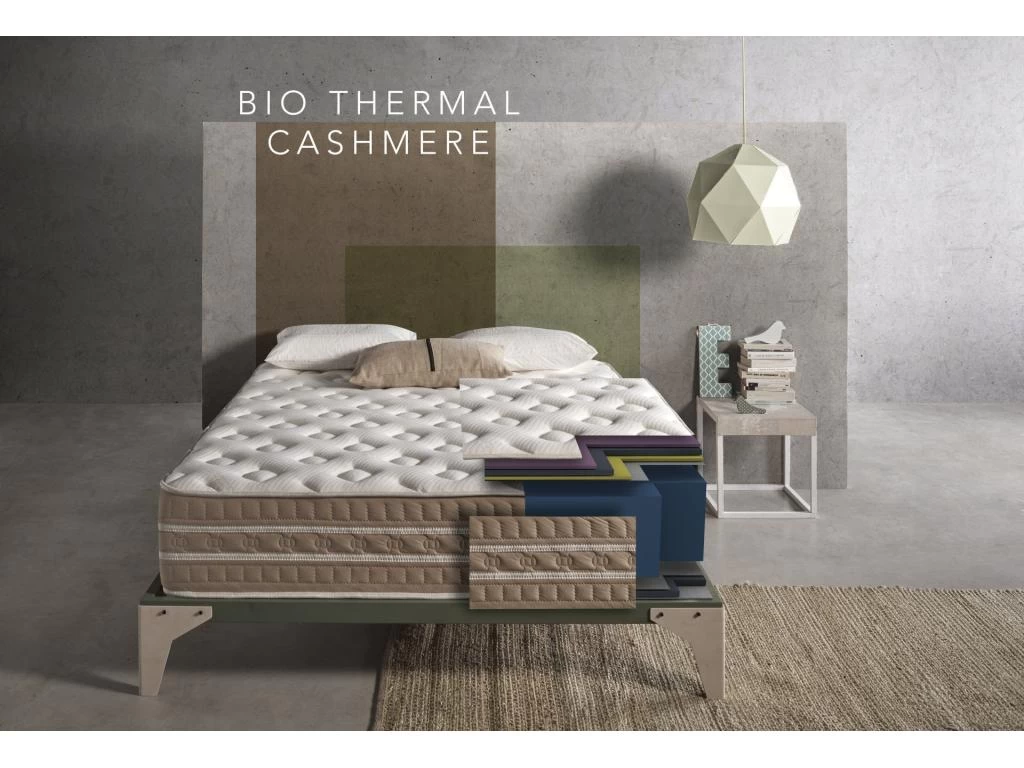 Matelas 180x200 Mousse Bio Thermal Cashmere | Mousse á Mémoire De Forme | épaisseur 30 Cm | 11 Zones De Confort | Certifié Oeko-tex® - Accueil Moelleux 5 Matelas 180x200 Mousse Bio Thermal Cashmere | Mousse á Mémoire De Forme | épaisseur 30 Cm | 11 Zones De Confort | Certifié Oeko-tex® - Accueil Moelleux – Image 5