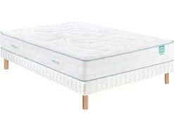 Matelas Latex 100% Naturel 7 Zones 24cm Merinos COZYGREEN 140x200 -Magasin de lits matelas 22462801