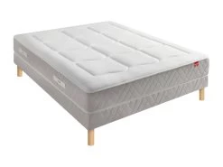 Clémaé - Matelas à Ressorts Et Latex, Accueil équilibré - Dimensions - 160x200 Cm -Magasin de lits matelas 23030001