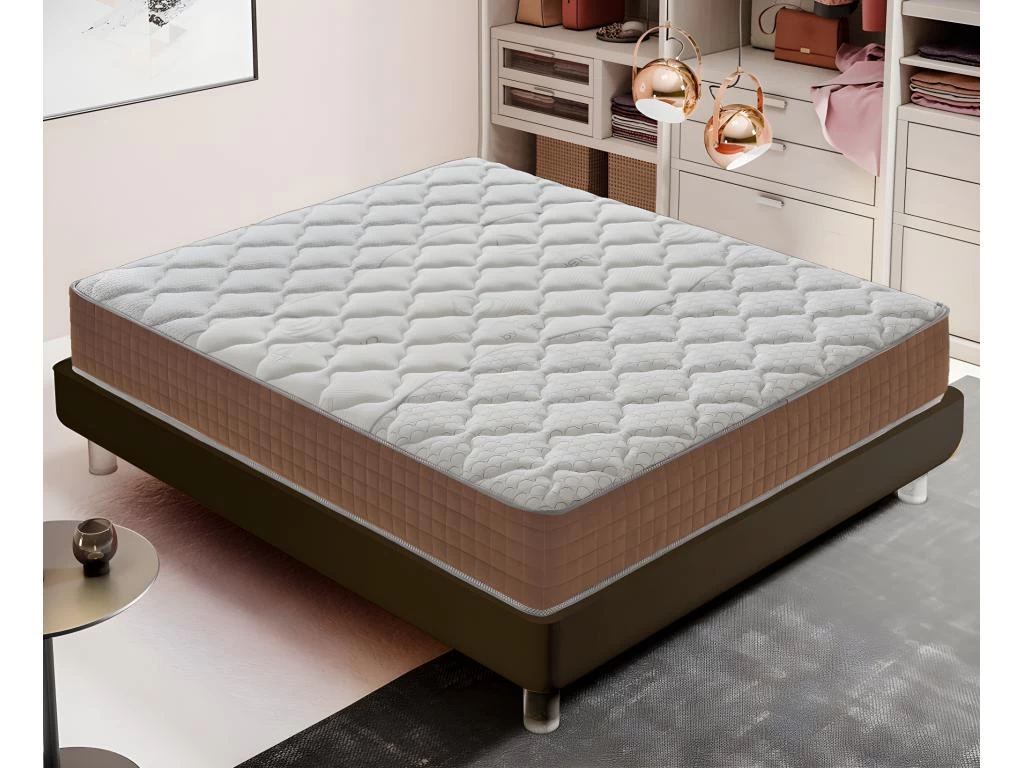 Matelas 1600 Ressorts Ensachés Et Mousse à Mémoire à 9 Zones - 25cm De Hauteur – Orthopédique 140x200 Cm 1 Matelas 1600 Ressorts Ensachés Et Mousse à Mémoire à 9 Zones - 25cm De Hauteur – Orthopédique 140x200 Cm