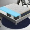 Matelas Ressorts Ensachés Et Mousse Mémoire à 9 Zones Différenciées - 23 Cm De Hauteur - Anatomique 140x200 Cm