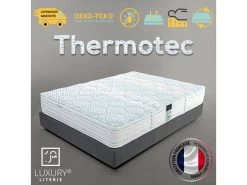 Matelas 140x200 Cm Thermotec Sensation, Mémoire De Forme, 10 Zones De Confort, Indépendance Du Couchage, Réversible, Orthopédique, 24 Cm
