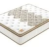 Matelas Errakis 200x200cm - Technologie Hybrid: Ressorts Ensachés + Mousse HDensité-Épaisseur 28cm- Soutien Tonique Parfait & Confort Hôtel- Label SANITIZED