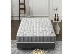 Matelas Galice 200x200cm - Hybrid:Ressorts Ensachés+Mousse Mémoire De Forme-Épaisseur 25cm-Soutien Tonique Parfait & Indépendance De Couchage-Label SANITIZED -Magasin de lits matelas 9273899