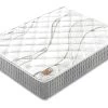 Matelas Essem 200x200cm - Technologie Hybrid: Ressorts Ensachés + Mousse HDensité-Épaisseur 25cm-Soutien Tonique Parfait & Indépendance De Couchage-Label SANITIZED