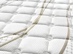Matelas Essem 200x200cm - Technologie Hybrid: Ressorts Ensachés + Mousse HDensité-Épaisseur 25cm-Soutien Tonique Parfait & Indépendance De Couchage-Label SANITIZED -Magasin de lits matelas 9274207