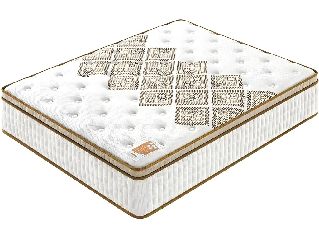 Matelas Errakis 160x200cm - Technologie Hybrid: Ressorts Ensachés + Mousse HDensité-Épaisseur 28cm- Soutien Tonique Parfait & Confort Hôtel- Label SANITIZED 1 Matelas Errakis 160x200cm - Technologie Hybrid: Ressorts Ensachés + Mousse HDensité-Épaisseur 28cm- Soutien Tonique Parfait & Confort Hôtel- Label SANITIZED