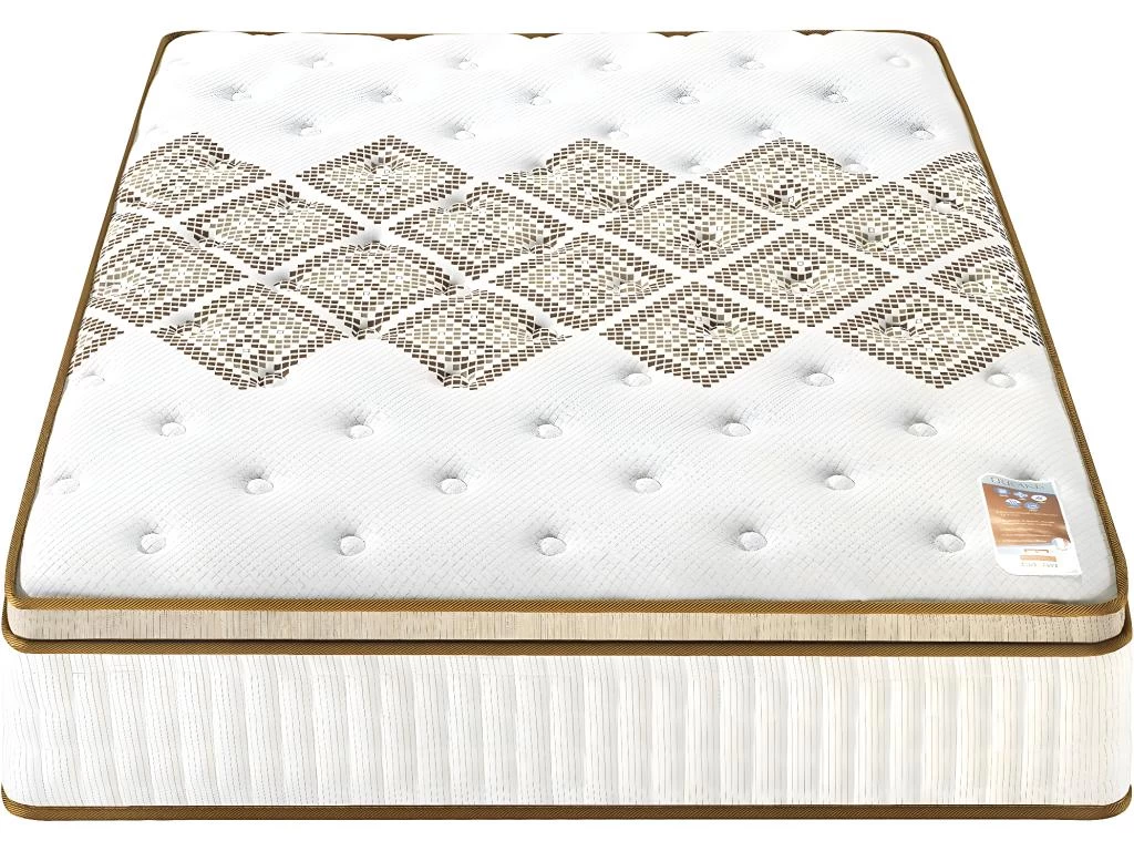 Matelas Errakis 160x200cm - Technologie Hybrid: Ressorts Ensachés + Mousse HDensité-Épaisseur 28cm- Soutien Tonique Parfait & Confort Hôtel- Label SANITIZED 2 Matelas Errakis 160x200cm - Technologie Hybrid: Ressorts Ensachés + Mousse HDensité-Épaisseur 28cm- Soutien Tonique Parfait & Confort Hôtel- Label SANITIZED – Image 2