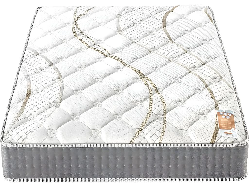 Matelas Essem 160x200cm - Technologie Hybrid: Ressorts Ensachés + Mousse HDensité-Épaisseur 25cm-Soutien Tonique Parfait & Indépendance De Couchage-Label SANITIZED 2 Matelas Essem 160x200cm - Technologie Hybrid: Ressorts Ensachés + Mousse HDensité-Épaisseur 25cm-Soutien Tonique Parfait & Indépendance De Couchage-Label SANITIZED – Image 2