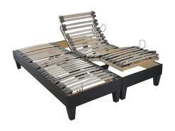 BELLECOUR LITERIE | Jeu De 2 Sommiers électriques AMIRAL 160x200 Cm | Lattes