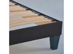 Sommier En Kit 1 Place Tissu Gris 80x200 -Magasin de lits sommier 14486879