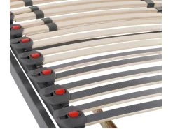 Sommier De Relaxation Manuel Monté Sur Tenons, 3 Plans De Couchage, Fermeté Réglable Par Curseurs - 80 X 200 Cm - RUOTI De DREAMEA -Magasin de lits sommier 16586