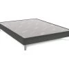 Sommier Dunlopillo Bellini Anthracite 15 Cm Avec Pieds 160x200