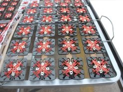 Sommier électrique De Relaxation 2x78 Plots Déco Bois Noir - 2 X 90 X 200 Cm - Moteurs OKIN - NAFURI De DREAMEA -Magasin de lits sommier 183779