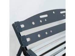 Sommier électrique De Relaxation Coloris Frêne Blanc 140x190 -Magasin de lits sommier 19461353