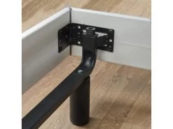 Sommier électrique De Relaxation Coloris Frêne Blanc 140x190 -Magasin de lits sommier 19461355