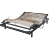Sommier électrique De Relaxation Gris Extra Plat 120x190