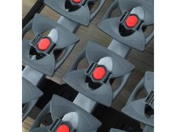 Sommier électrique De Relaxation Tout Plots Tissu Anthracite 2x70x190 -Magasin de lits sommier 19471571