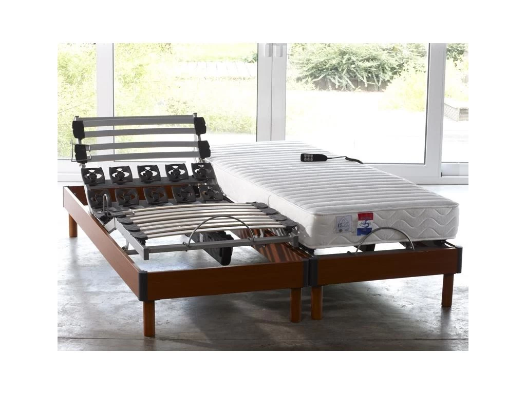 Lot 2 Sommiers Relaxation Paradis Dimensions - 2x70 X 190 Cm 2 Lot 2 Sommiers Relaxation Paradis Dimensions - 2x70 X 190 Cm – Image 2