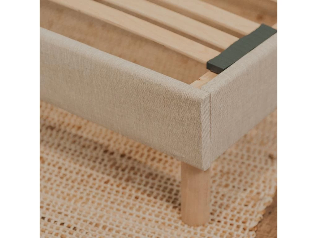 NUIT DE COTON | Sommier à Lattes En Bois LINO 140x190 Cm | Coloris Beige | Livré En Kit 5 NUIT DE COTON | Sommier à Lattes En Bois LINO 140x190 Cm | Coloris Beige | Livré En Kit – Image 5