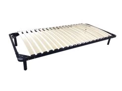 KOSMI - Sommier à Lattes 90x190 Cm Sur Pieds Pour Lit 1 Place -Magasin de lits sommier 21230217