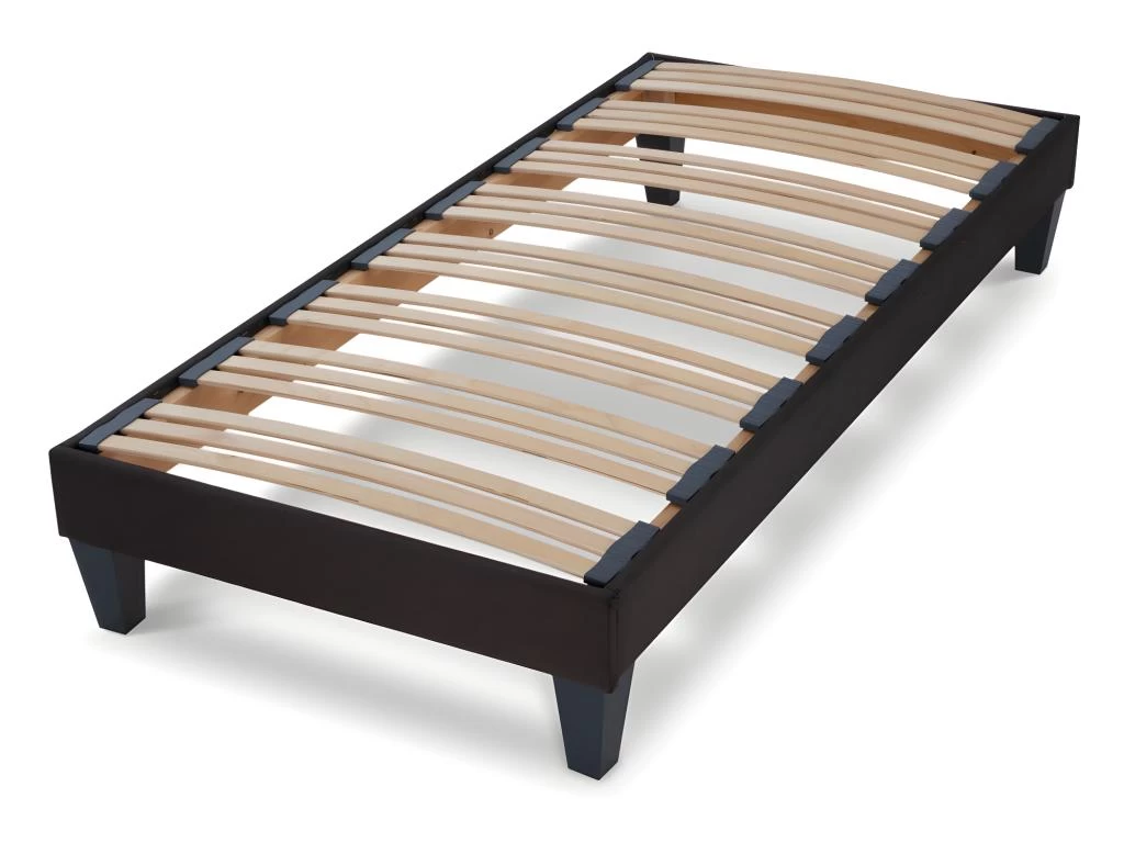 OLYMPE LITERIE | Sommier à Lattes En Bois KIT15 90x190 Cm | Coloris Gris Anthracite | Livré En Kit 1 OLYMPE LITERIE | Sommier à Lattes En Bois KIT15 90x190 Cm | Coloris Gris Anthracite | Livré En Kit