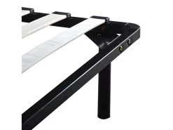 OLYMPE LITERIE | Sommier à Lattes En Métal SOMKIT 90x190 Cm | Coloris Noir | Livré En Kit -Magasin de lits sommier 22723341