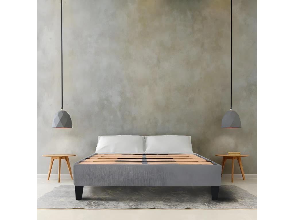 OLYMPE LITERIE | Sommier à Lattes En Bois ERGOSTAR 90x200 Cm | Coloris Gris Clair | Livré En Kit 2 OLYMPE LITERIE | Sommier à Lattes En Bois ERGOSTAR 90x200 Cm | Coloris Gris Clair | Livré En Kit – Image 2