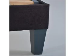 OLYMPE LITERIE | Sommier à Lattes En Bois KIT15 90x200 Cm | Coloris Gris Anthracite | Livré En Kit -Magasin de lits sommier 22723471