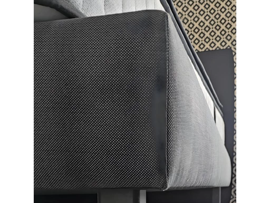 BELLECOUR LITERIE | Sommier Tapissier CONSTANTINE 140x190 Cm | Epaisseur 18 Cm | Gris Anthracite (pieds Non Inclus) 4 BELLECOUR LITERIE | Sommier Tapissier CONSTANTINE 140x190 Cm | Epaisseur 18 Cm | Gris Anthracite (pieds Non Inclus) – Image 4
