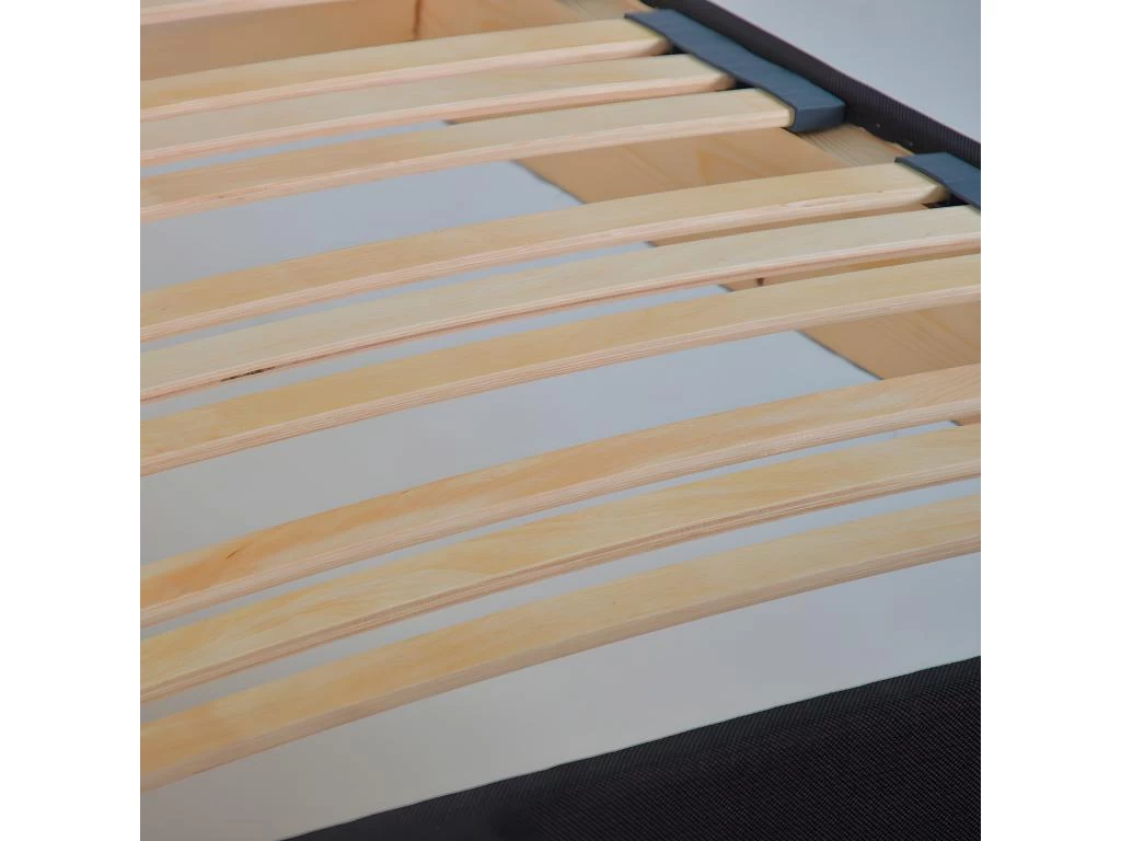 OLYMPE LITERIE | Sommier à Lattes En Bois KIT15 2x120x220 Cm | Coloris Gris Anthracite | Livré En Kit 2 OLYMPE LITERIE | Sommier à Lattes En Bois KIT15 2x120x220 Cm | Coloris Gris Anthracite | Livré En Kit – Image 2