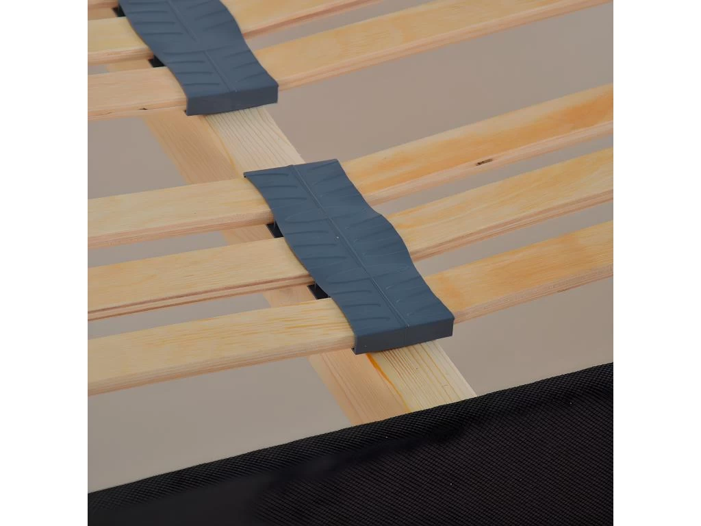 OLYMPE LITERIE | Sommier à Lattes En Bois KIT15 2x120x220 Cm | Coloris Gris Anthracite | Livré En Kit 3 OLYMPE LITERIE | Sommier à Lattes En Bois KIT15 2x120x220 Cm | Coloris Gris Anthracite | Livré En Kit – Image 3