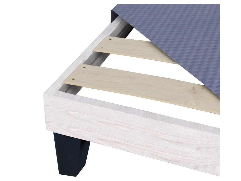 OLYMPE LITERIE | Sommier En Bois TAPISSIER KIT 140x200 Cm | Coloris Gris Ciment | Livré En Kit 5 OLYMPE LITERIE | Sommier En Bois TAPISSIER KIT 140x200 Cm | Coloris Gris Ciment | Livré En Kit – Image 5