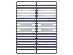 BLACKLINE - Sommier à Lattes 5 Zones De Confort 160x200cm