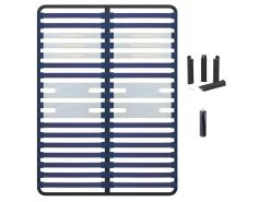 BLACKLINE - Sommier à Lattes 5 Zones De Confort 160x200cm -Magasin de lits sommier 9002077