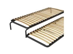 DUO GIGOGNE - 2 Sommiers 20 Lattes 90x190 -Magasin de lits sommier 9002455