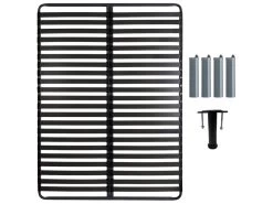 TITANIUM 22 - Pack Sommier 2x22 Lattes 160x200cm + 5 Pieds