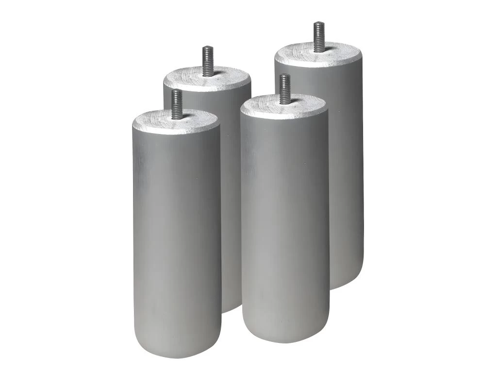 TAPIKIT - Sommier Tapissier Démontable 2x20 Lattes 160x200cm Anthracite + Pieds Argent 15cm 3 TAPIKIT - Sommier Tapissier Démontable 2x20 Lattes 160x200cm Anthracite + Pieds Argent 15cm – Image 3