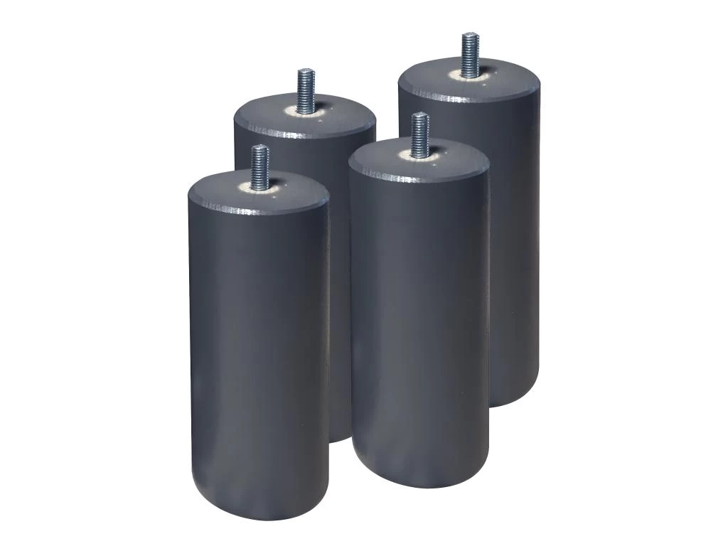 TAPIKIT - Sommier Tapissier Démontable 2x20 Lattes 140x190cm Anthracite + Pieds Anthracites 15cm 3 TAPIKIT - Sommier Tapissier Démontable 2x20 Lattes 140x190cm Anthracite + Pieds Anthracites 15cm – Image 3